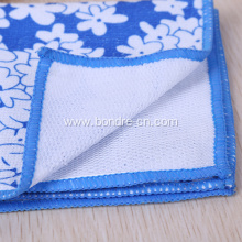 Printed Microfiber Towel With Nylon Mesh